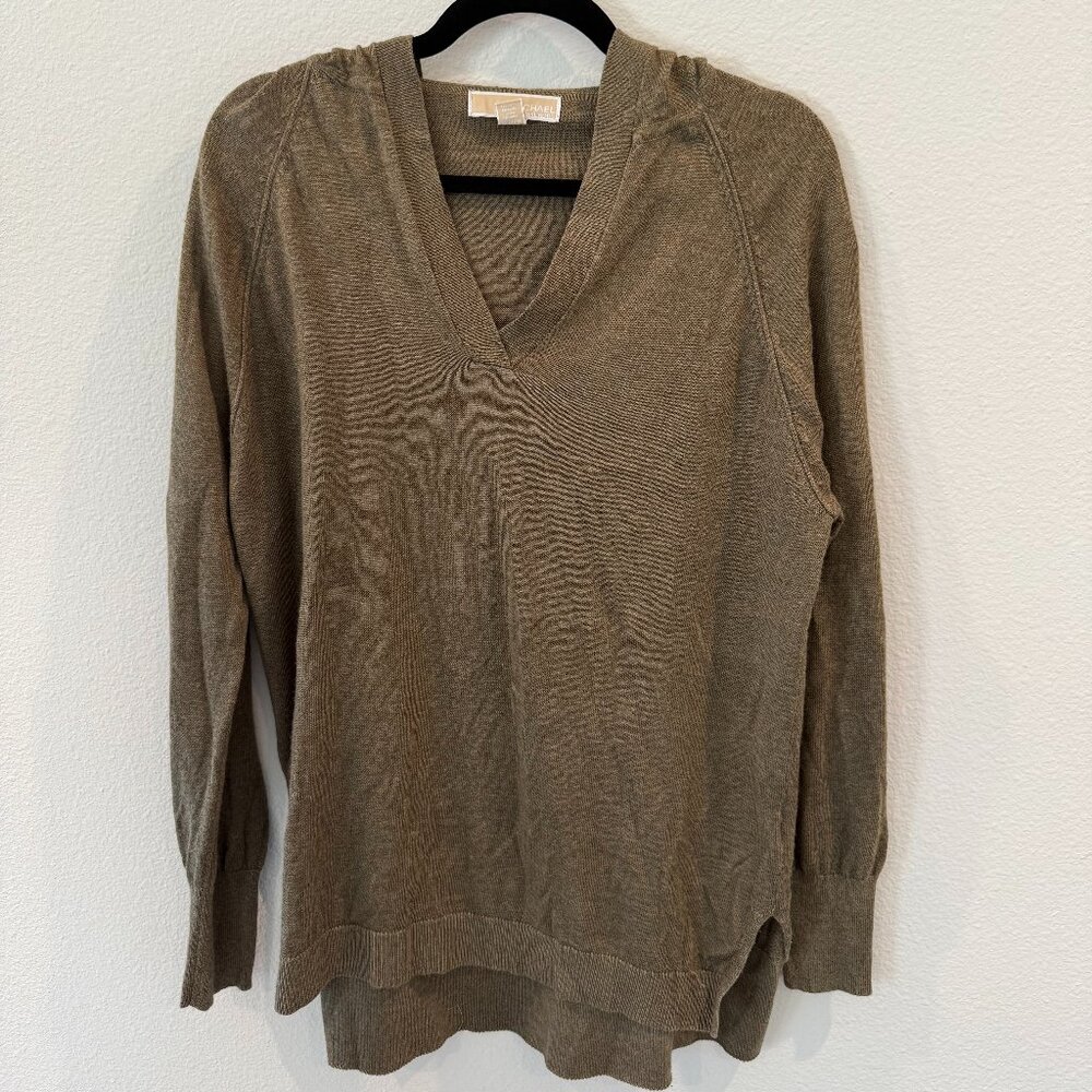 Michael Michael Kors Olive Green Knit Hoodie - CLEARANCE SALE!!!